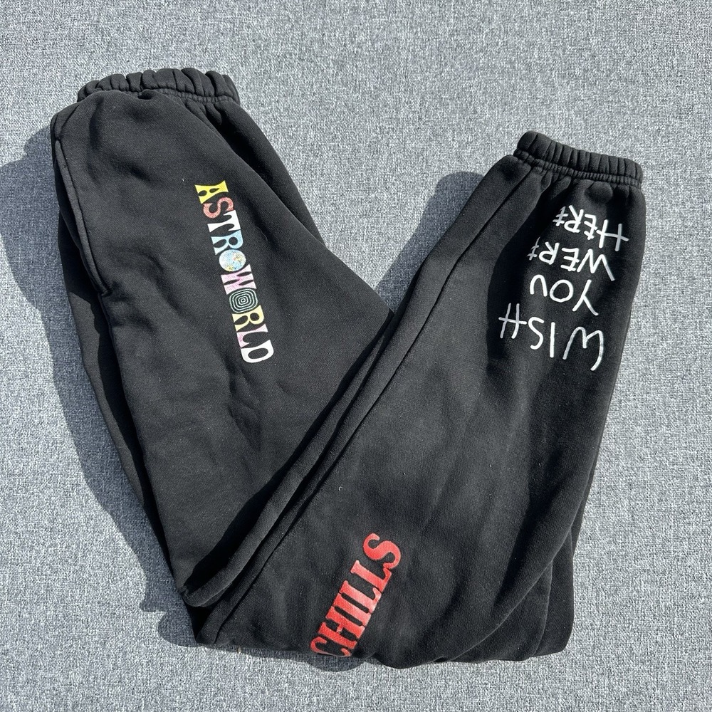 Champion Reverse Weave Sweatpants Mens Small AstroWorld Travis Scott